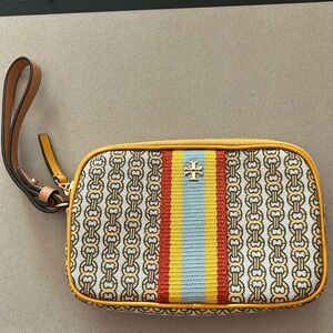 Tory Burch wristlet-yellow